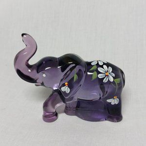 Fenton Amythyst The Little Purple Elephant Fenton-Lenox Exclusives